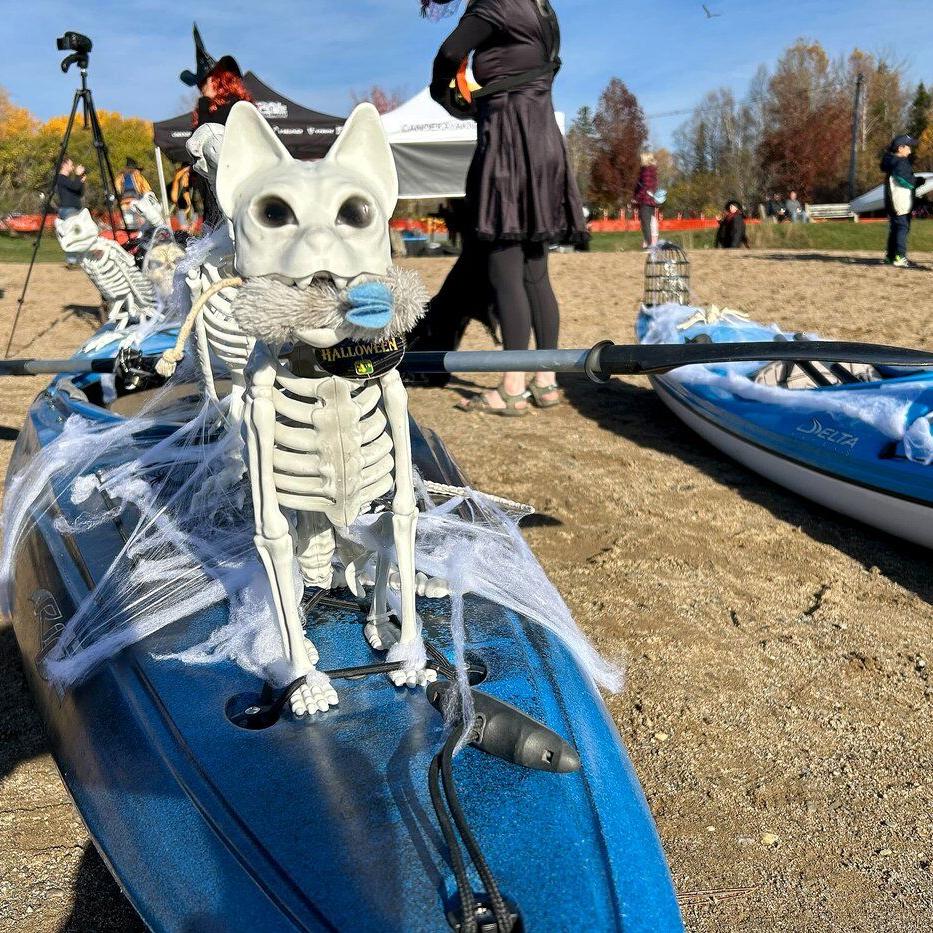 Witches and warlocks take part in 'magical' day on Fredericton lake for Halloween